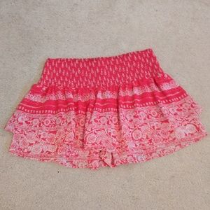 💲💲Pink Floral Skort